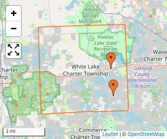 Area schools map